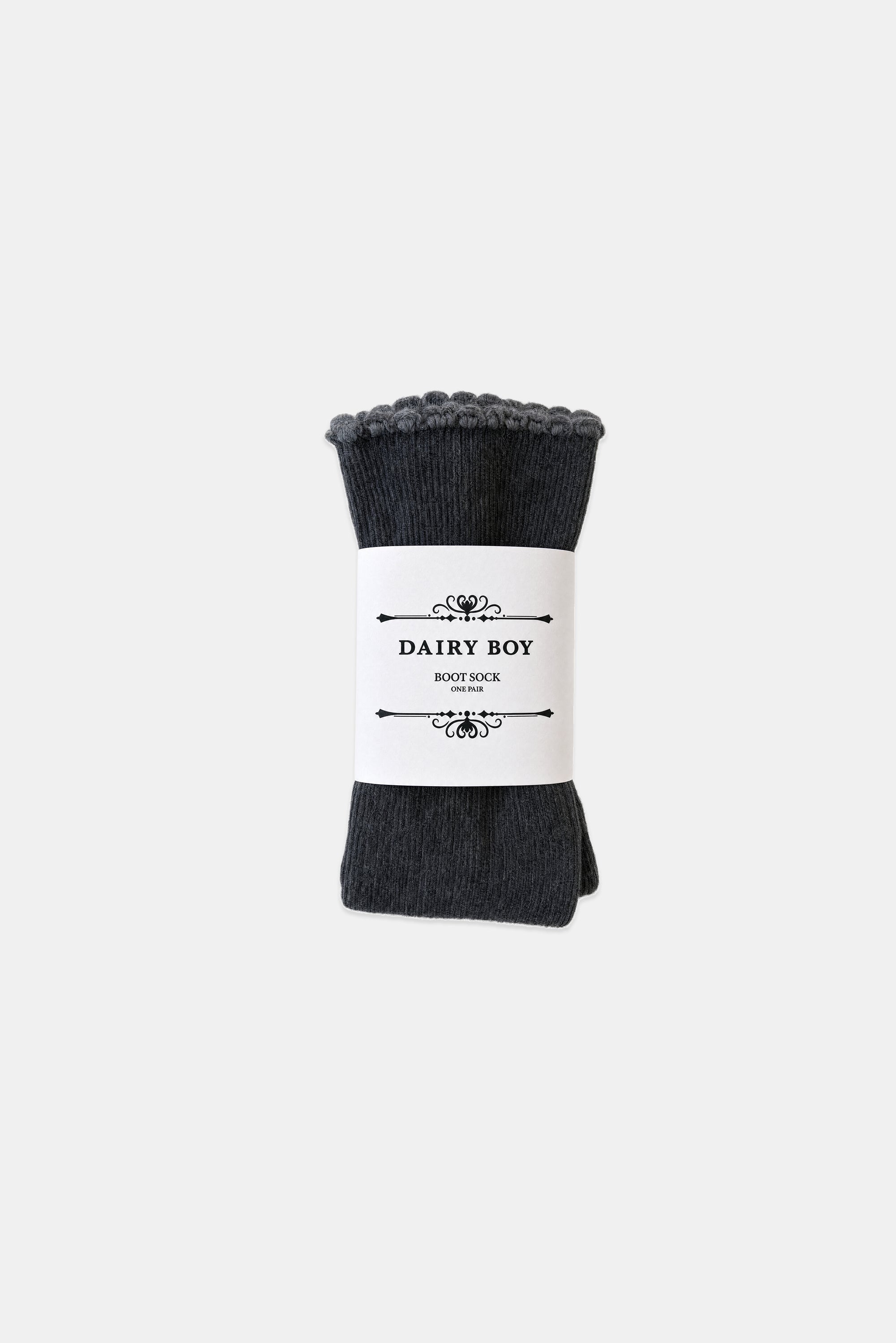 Boot Sock - Grey Lady