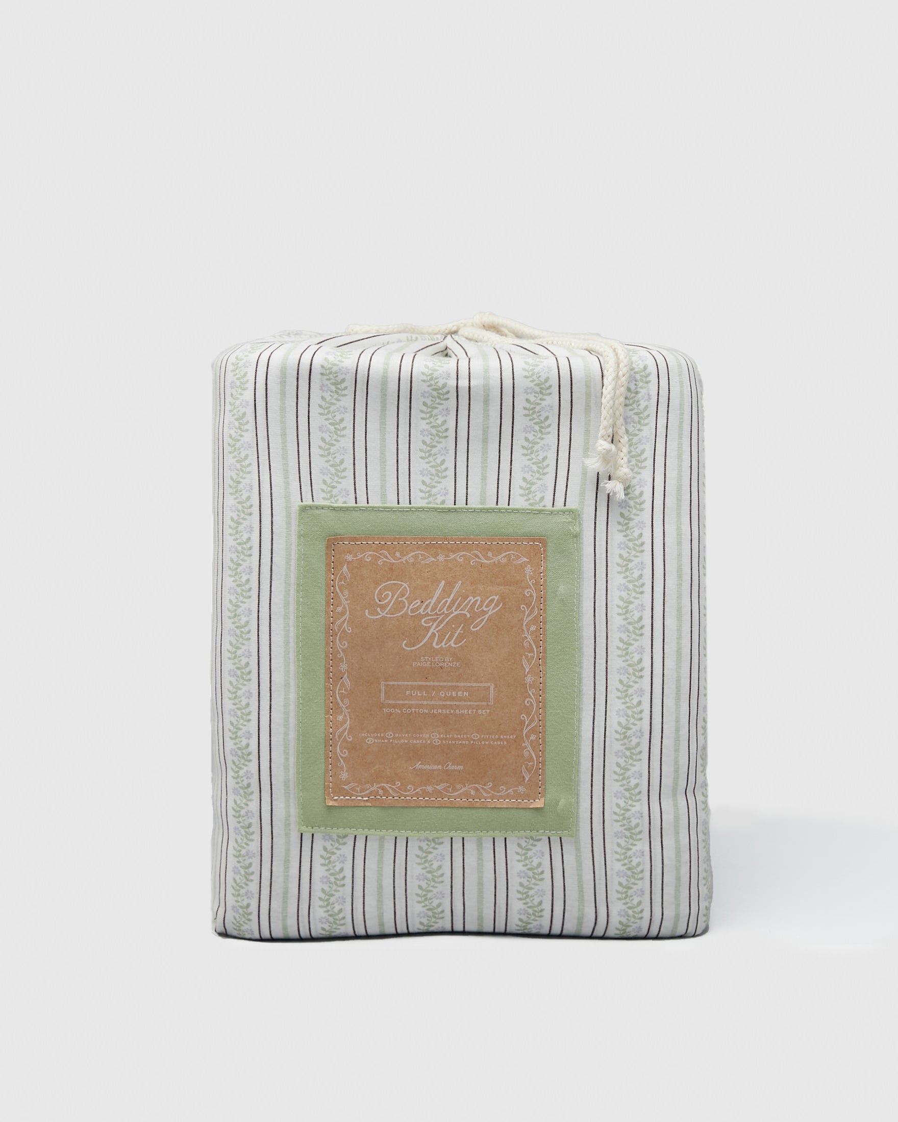 The Greenhouse Stripe Bedding Kit