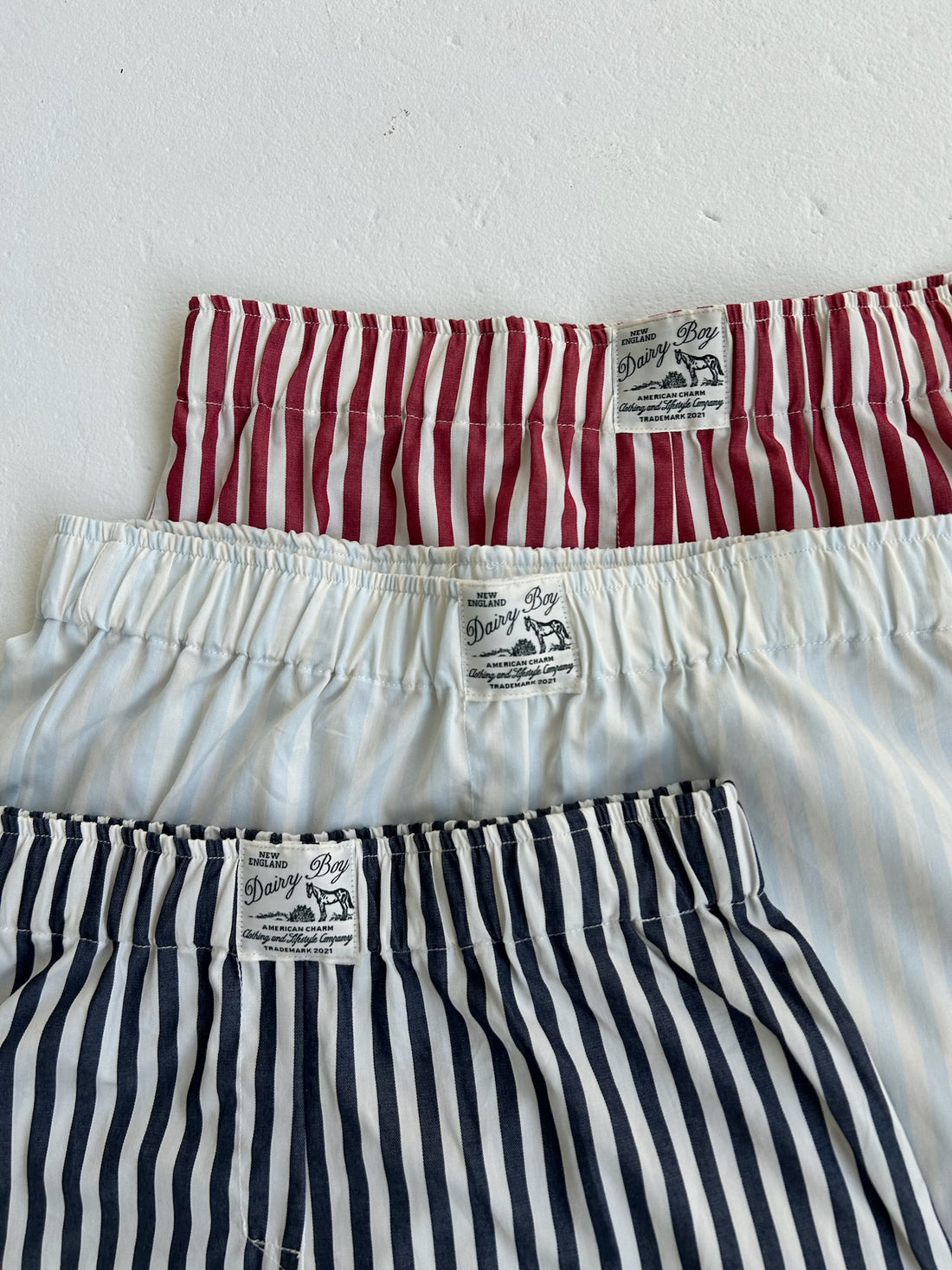 Fitted Boxer Short Set - Candy Stripe