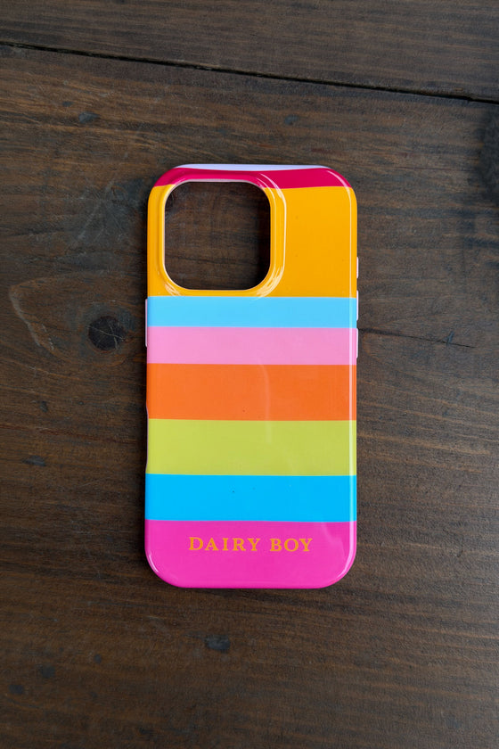 Shell & Sail Phone Case - Popsicle Stripe