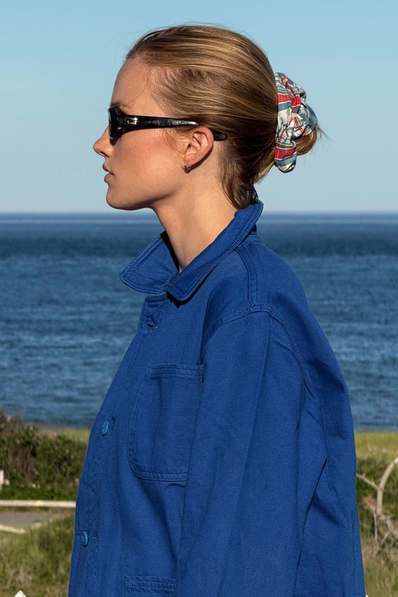 Jumbo Scrunchie - Easy Street Plaid