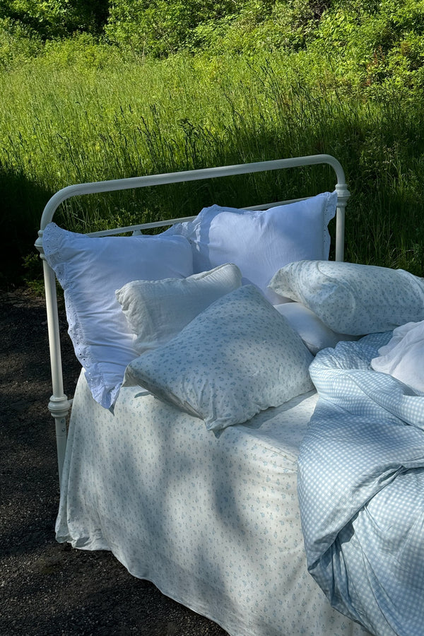Floral Sheet Set - Powder Blue