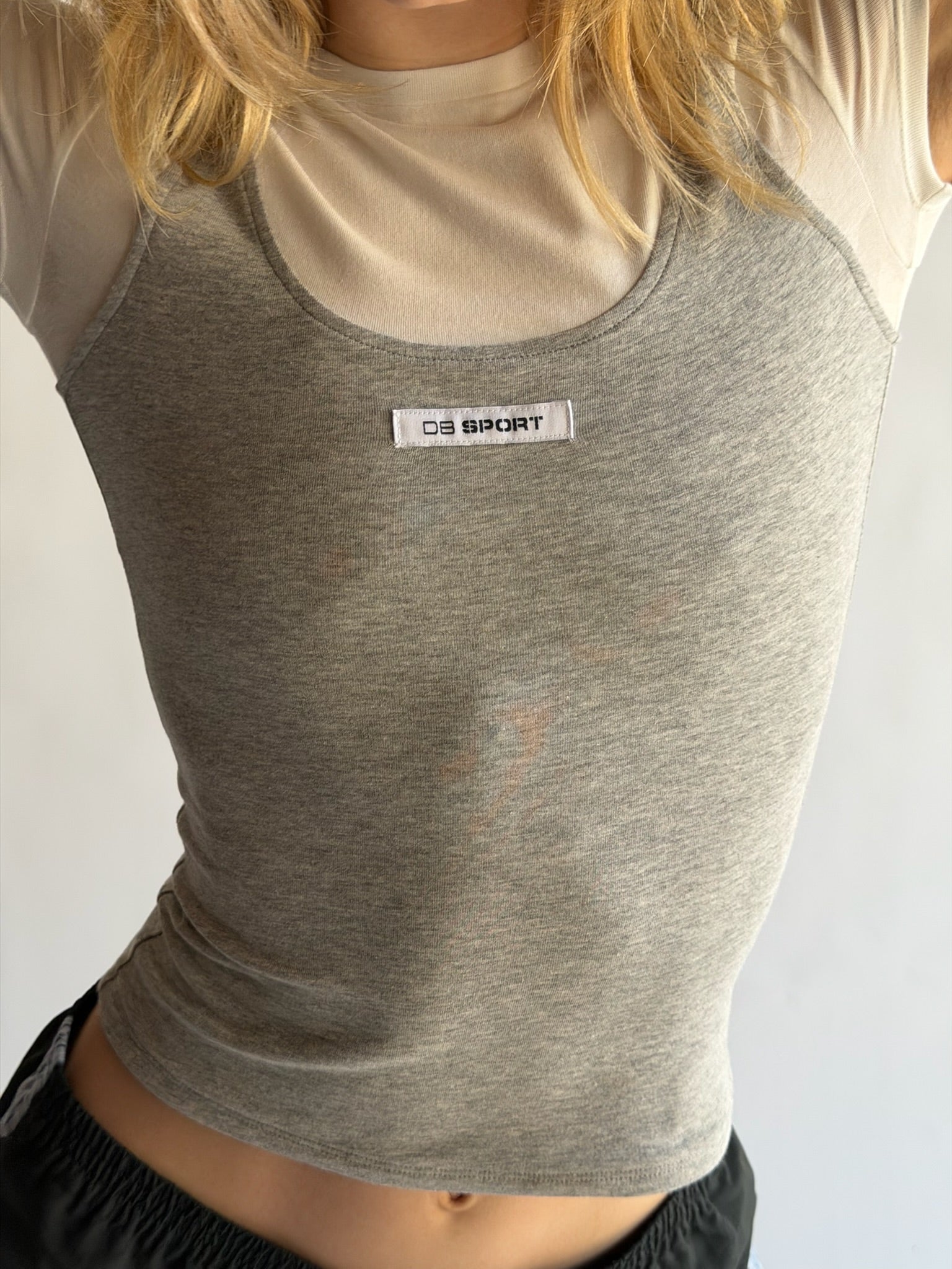 All In One Tee - Heather Grey