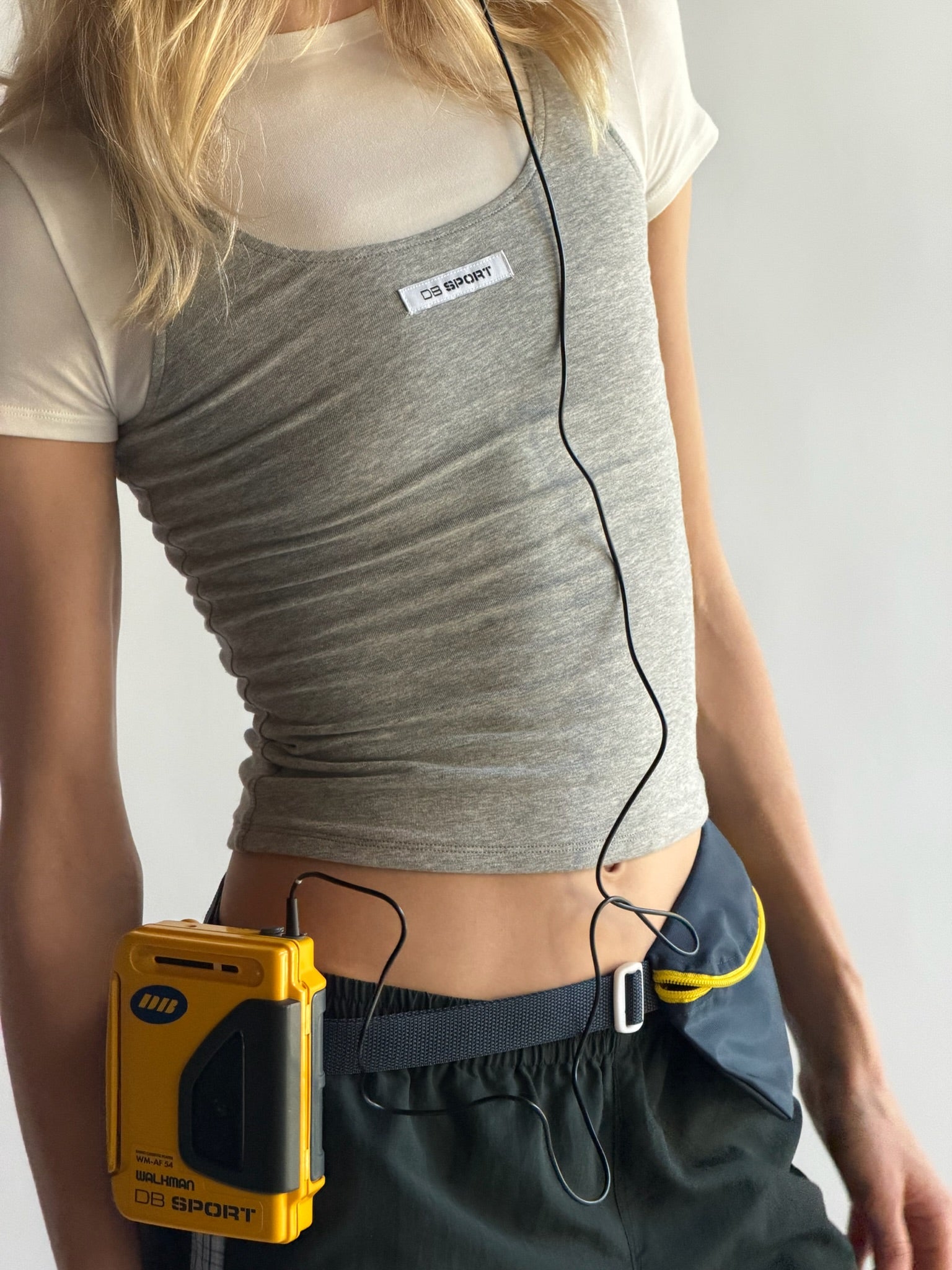 All In One Tee - Heather Grey