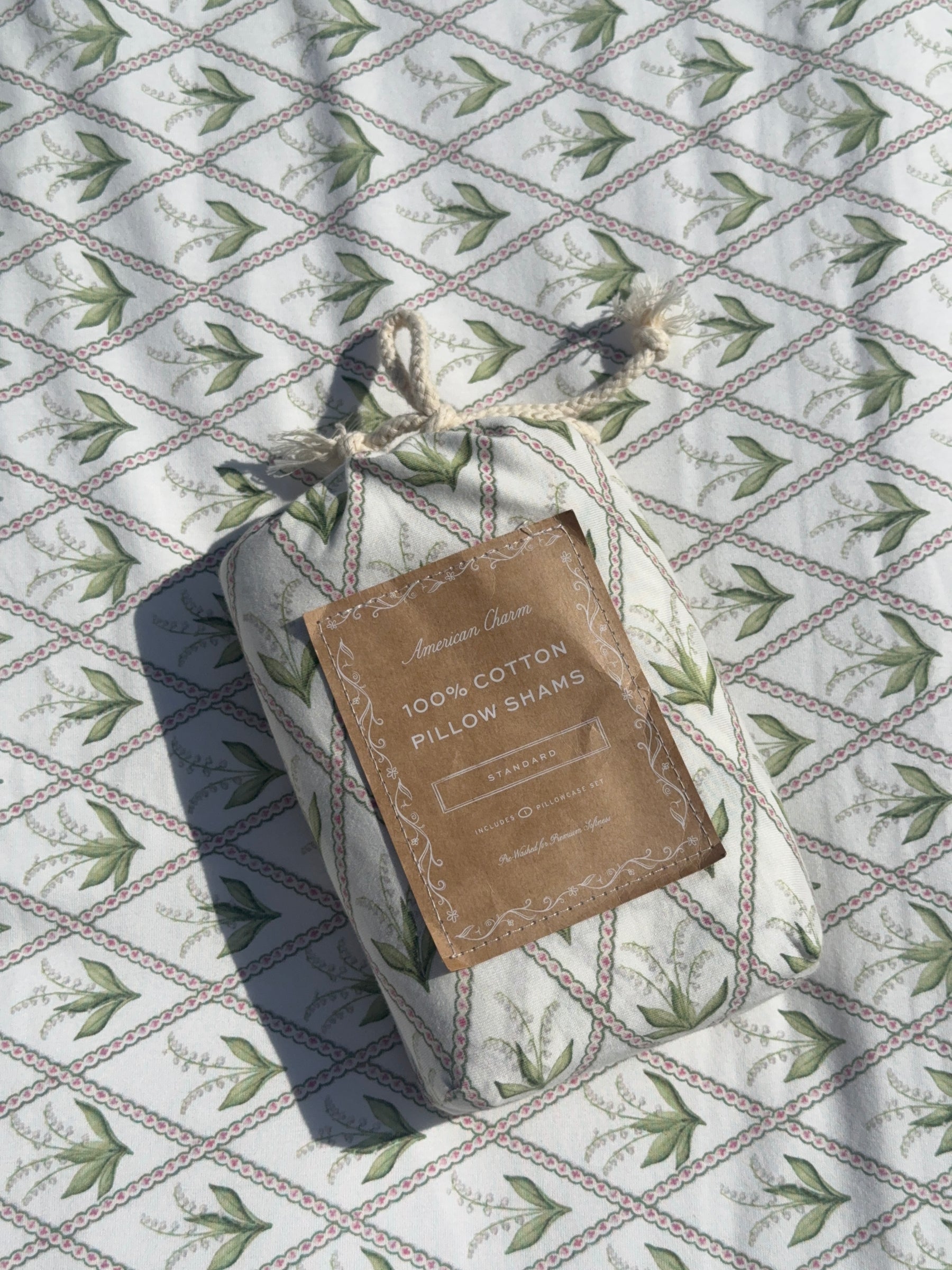 Lily of the Valley Sham Set - Lily of the Valley