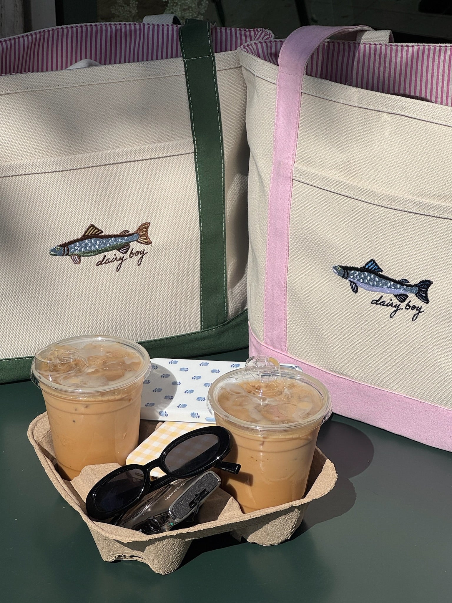 Fish Tote - Green