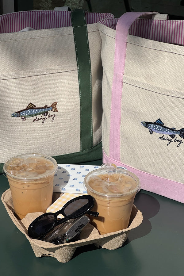 Fish Tote - Pink