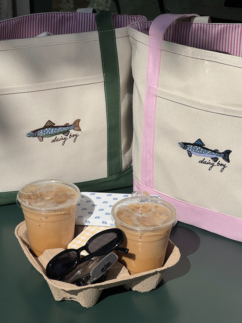 Fish Tote - Pink