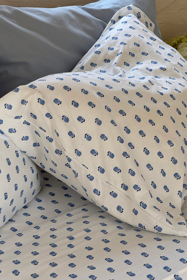 Jersey Pillowcase Set - Bluebell Floral