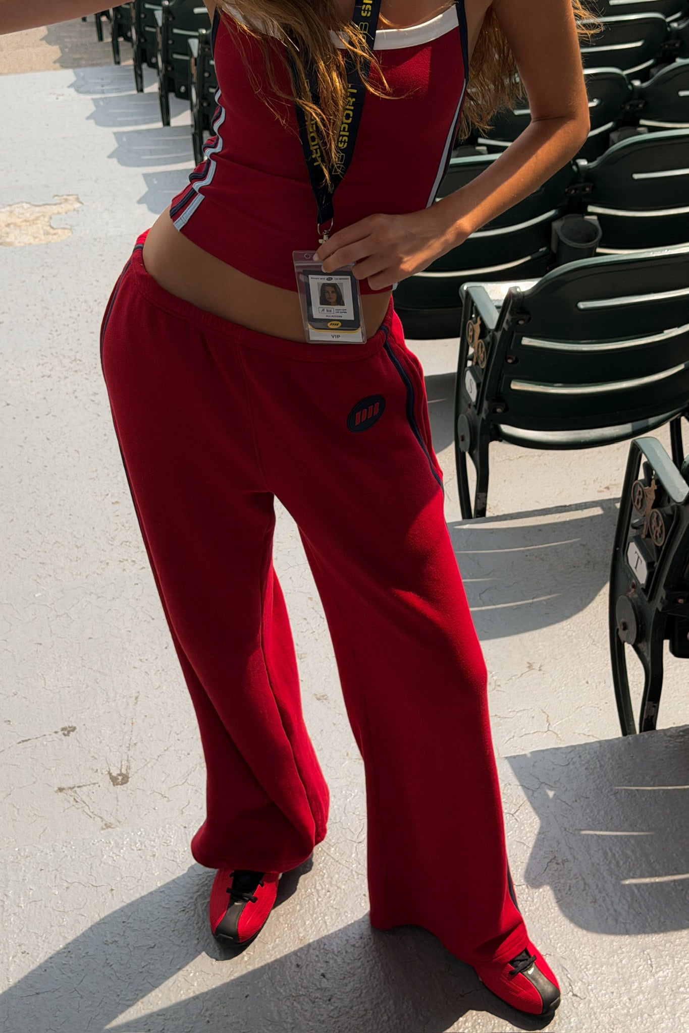 The Yummy Pant - Cherry Red