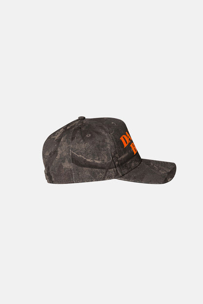 River Camo Trucker Hat - Orange