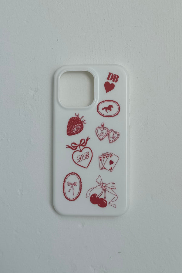 Strawberry Doodle Phone Case