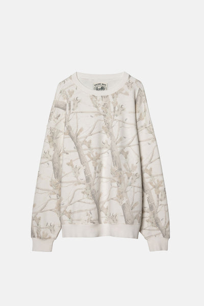 Oversized Crewneck - Woodland Camo