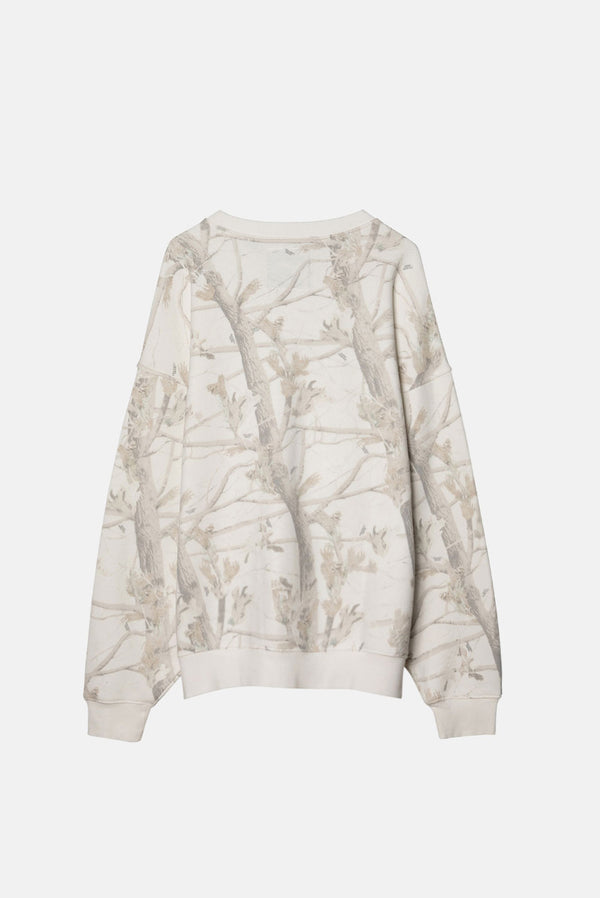 Oversized Crewneck - Woodland Camo