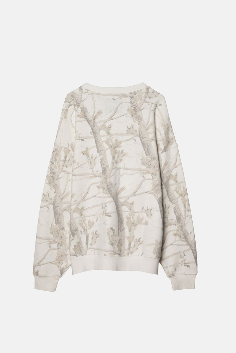 Oversized Crewneck - Woodland Camo