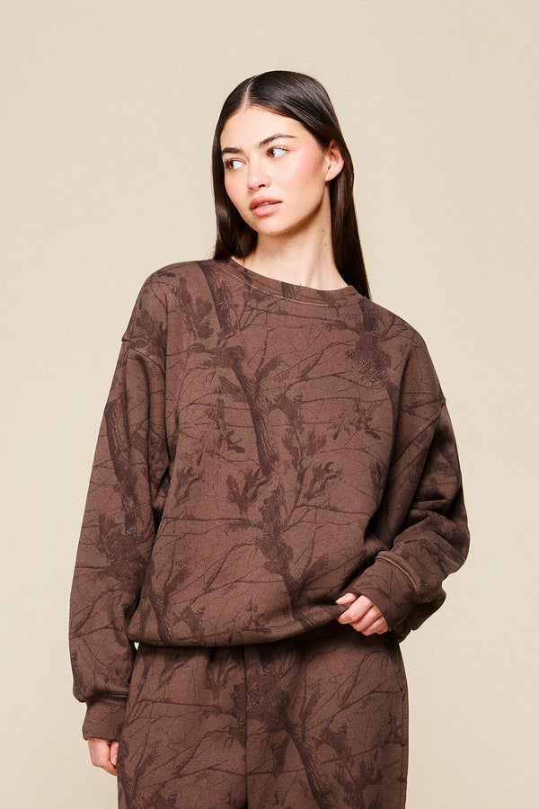 Oversized Crewneck - Lowcountry Camo
