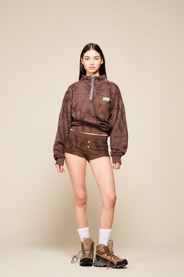 Heritage Half Zip - Lowcountry Camo