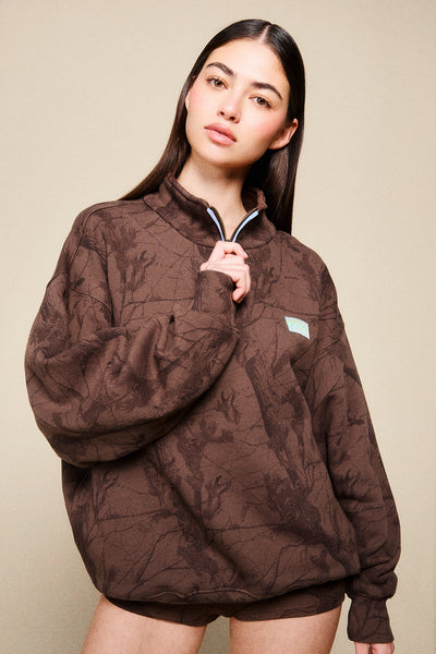 Heritage Half Zip - Lowcountry Camo