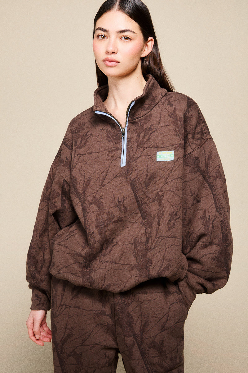 Heritage Half Zip - Lowcountry Camo
