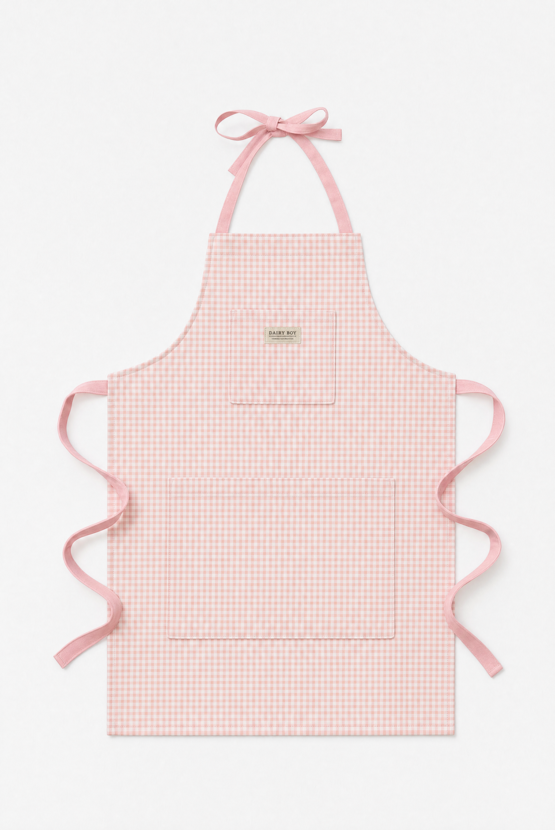 Farm Apron - Pink Gingham