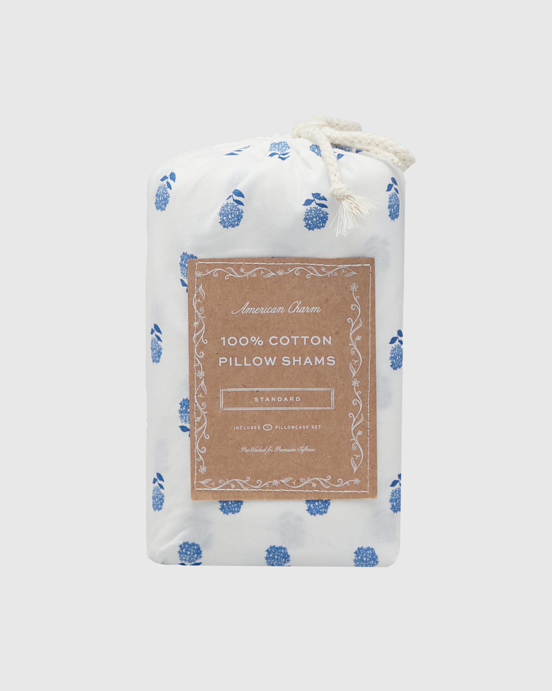 Jersey Pillowcase Set - Bluebell Floral