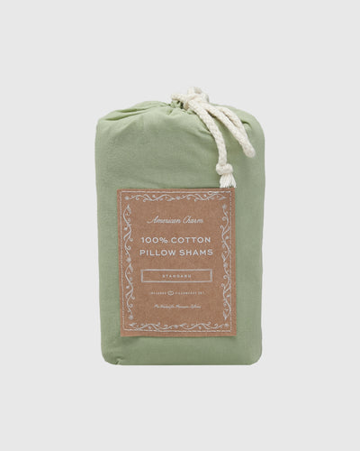 Jersey Pillowcase Set - Sage