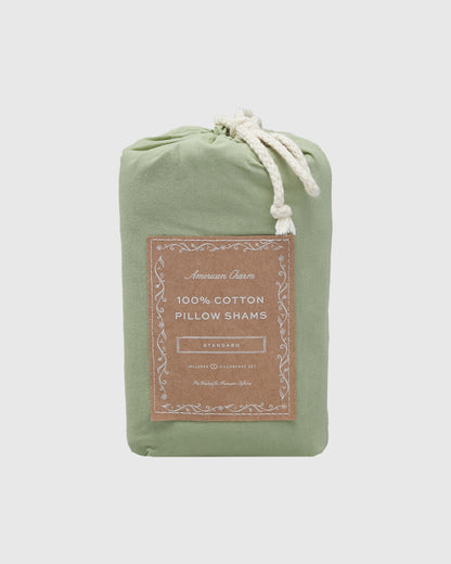 Jersey Pillowcase Set - Sage