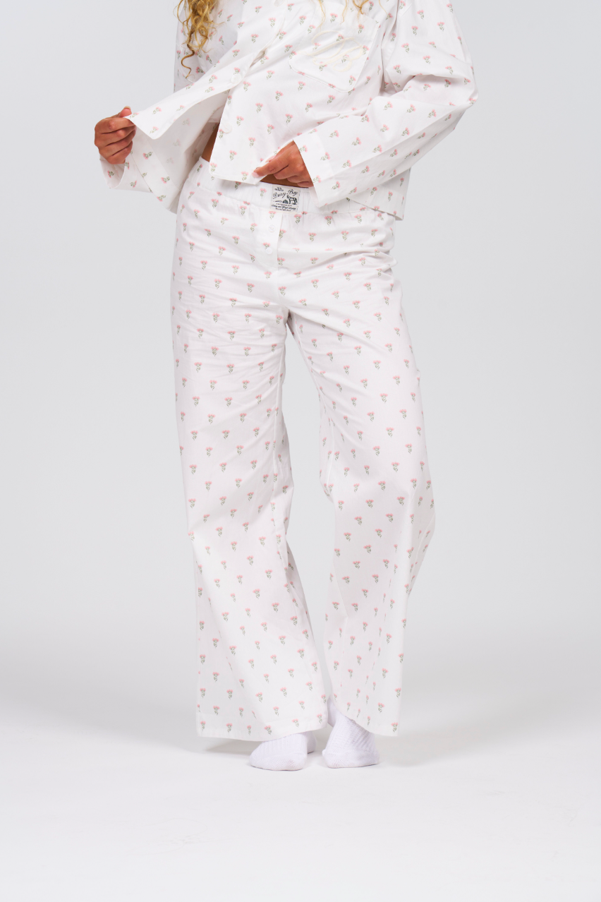 Elizabeth Sleep Pants - Rose