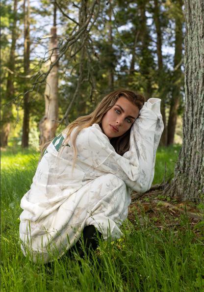 Woodland Camo Crewneck - Green Logo