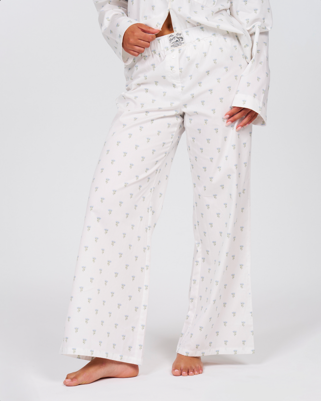 Elizabeth Sleep Pants - Powder Blue