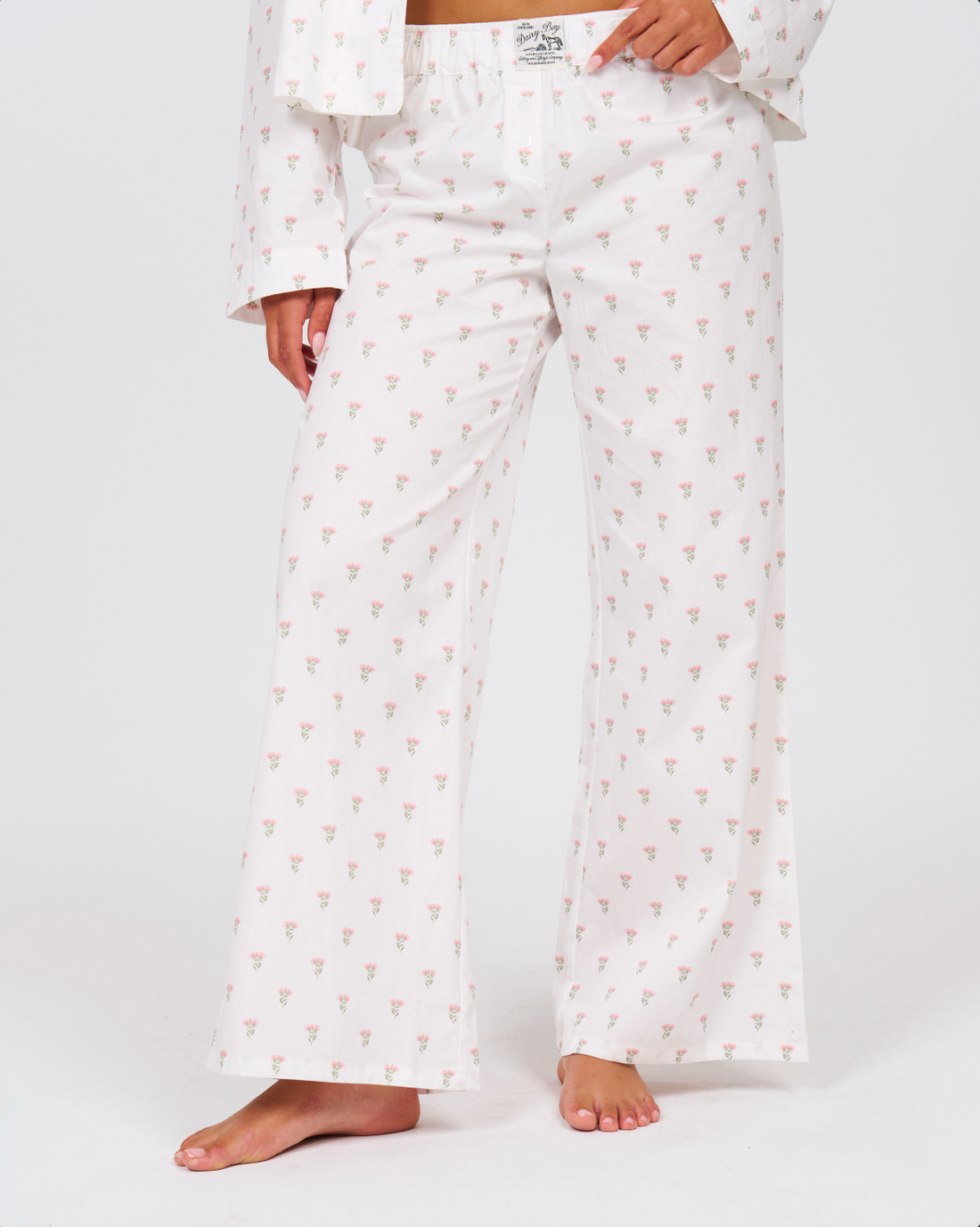 Elizabeth Sleep Pants - Rose