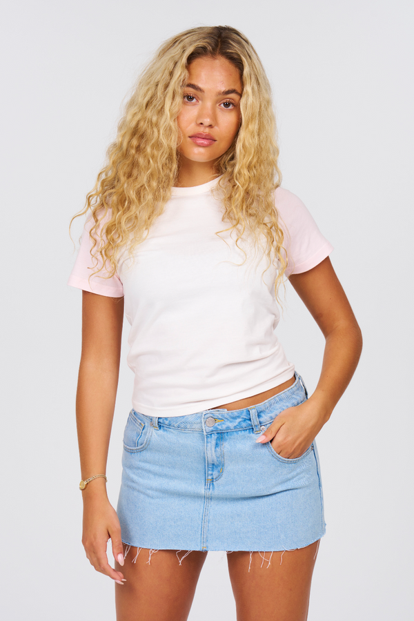 Baseball Tee - Blush