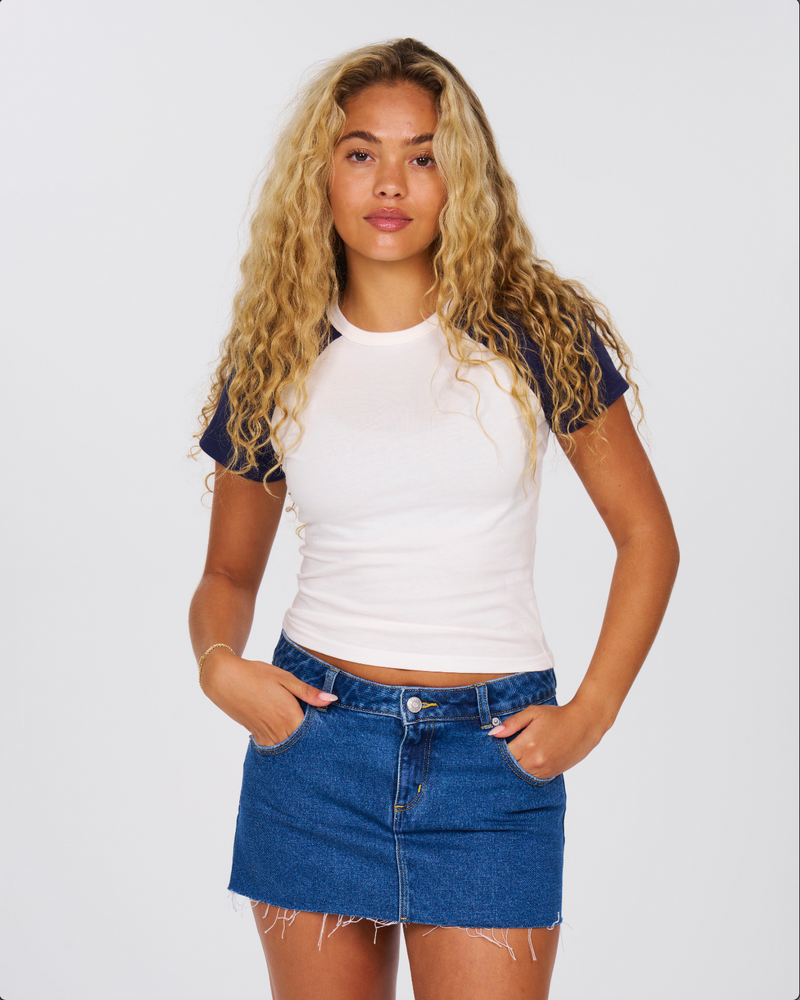 Baseball Tee - Navy