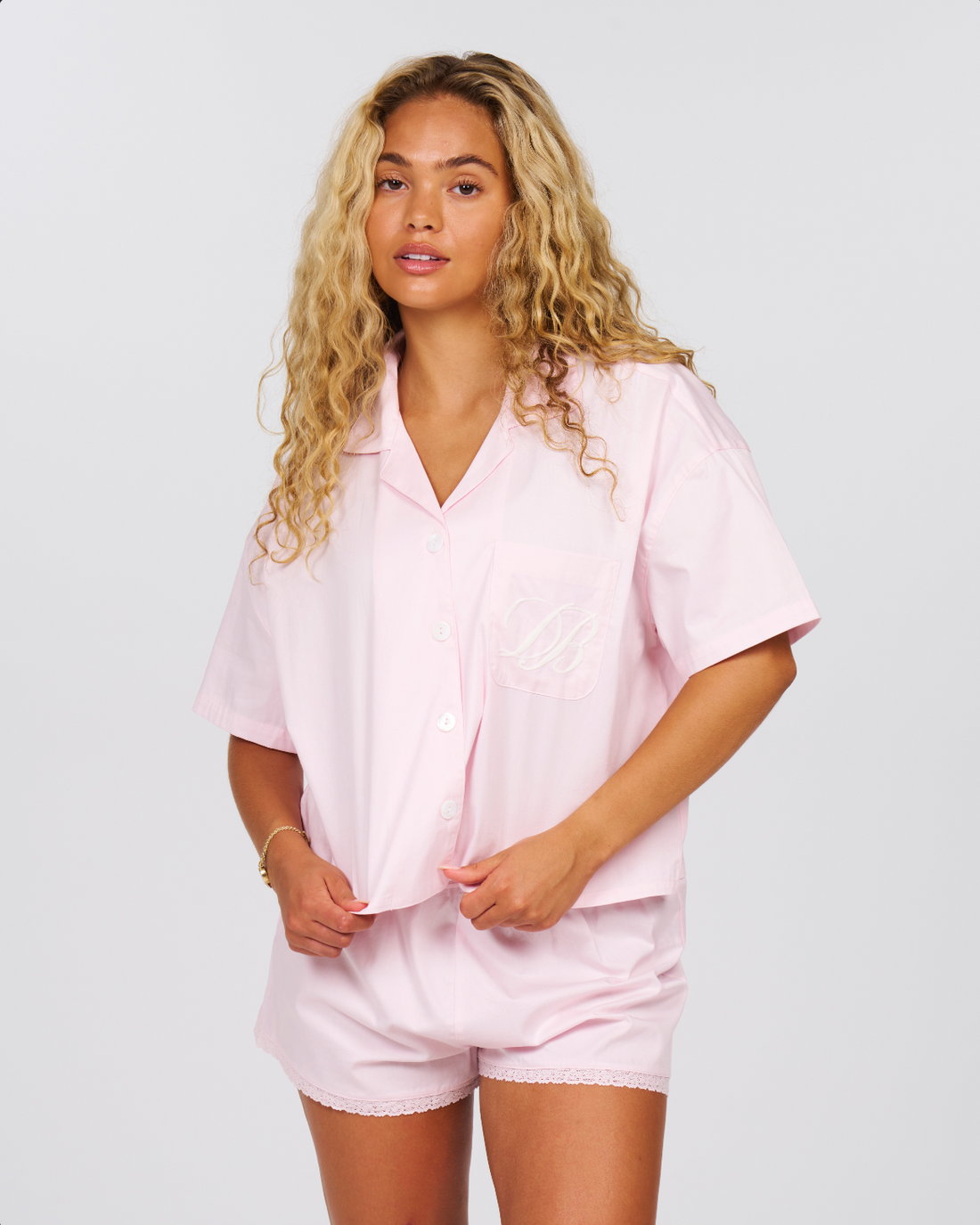 Country Club Sleep Top - Blush