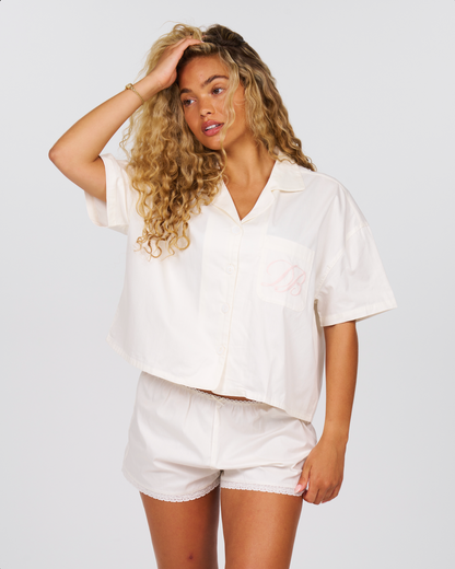 Country Club Sleep Top - Pearl