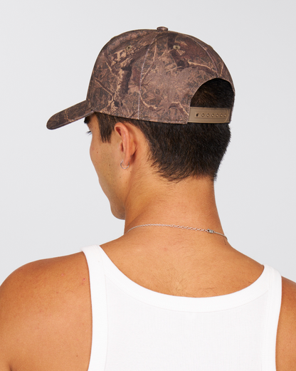 River Camo Trucker Hat - Orange