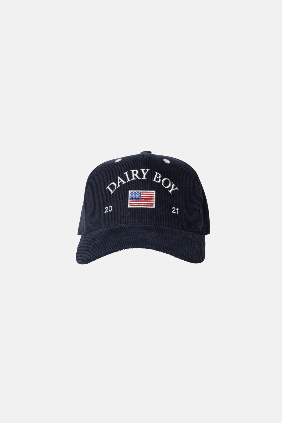 American Corduroy Trucker Hat - Navy