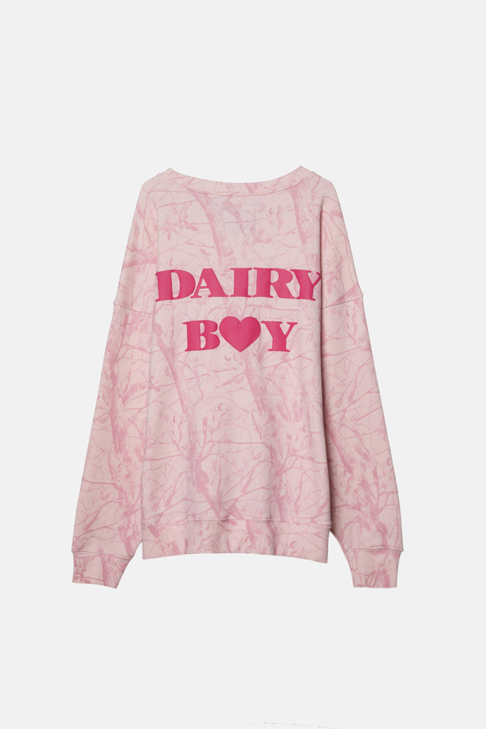 Bubblegum Camo Crewneck - Pink Puff