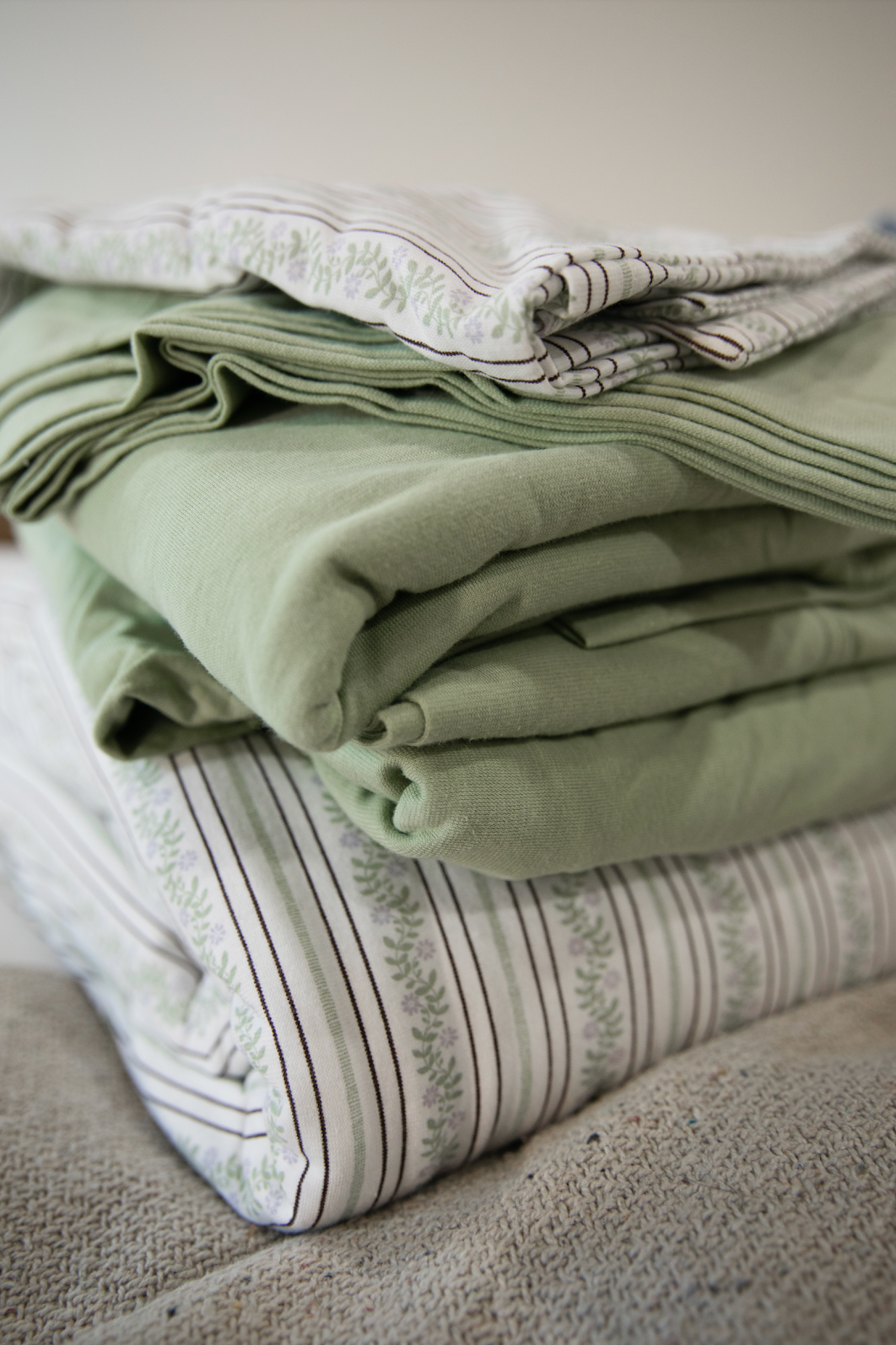 Jersey Pillowcase Set - Sage