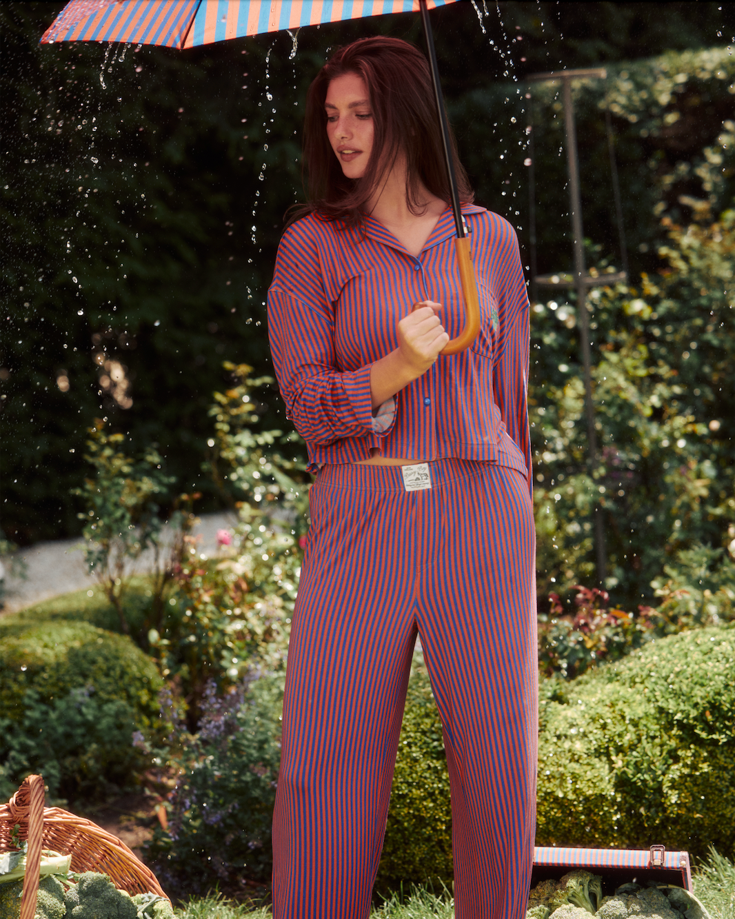 Garden Bed Sleep Set - Broccoli in Penny Lane