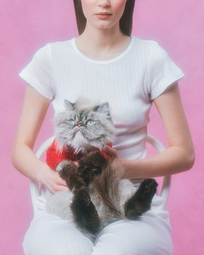 Pointelle Sleep Tee - Cupid