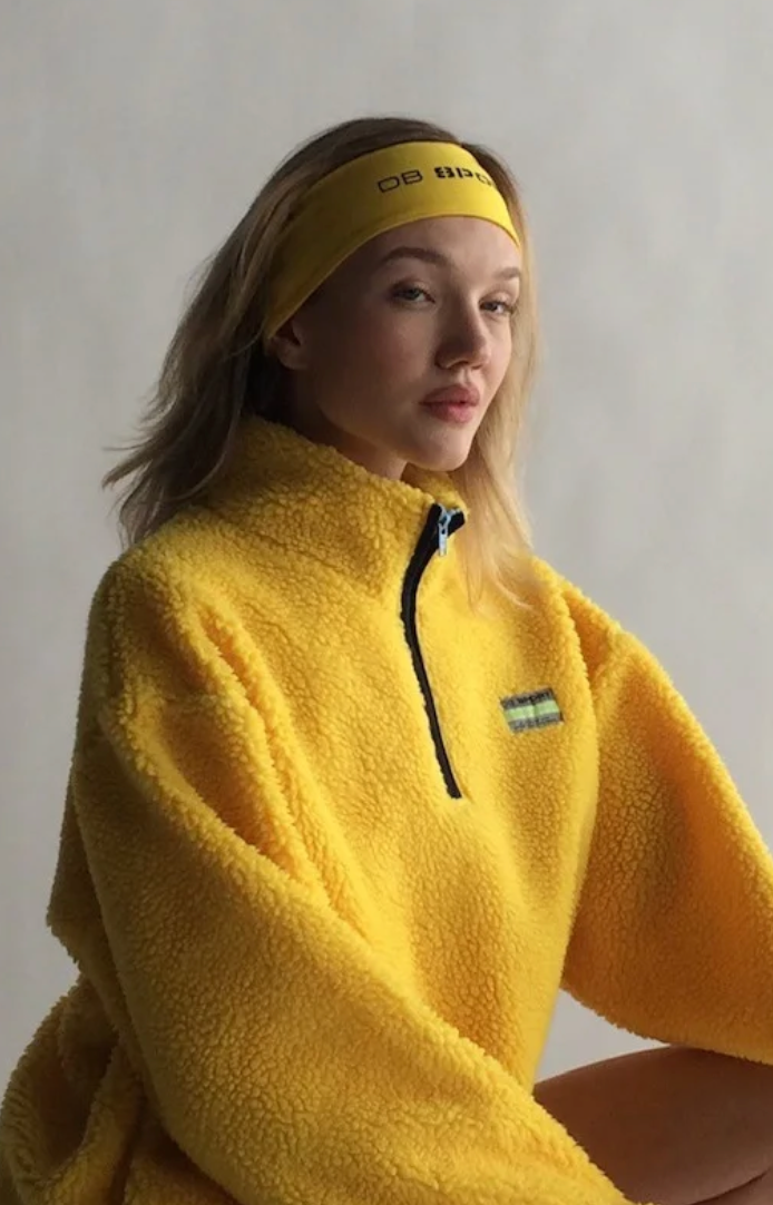 Athletic Headband - Lemon Slice