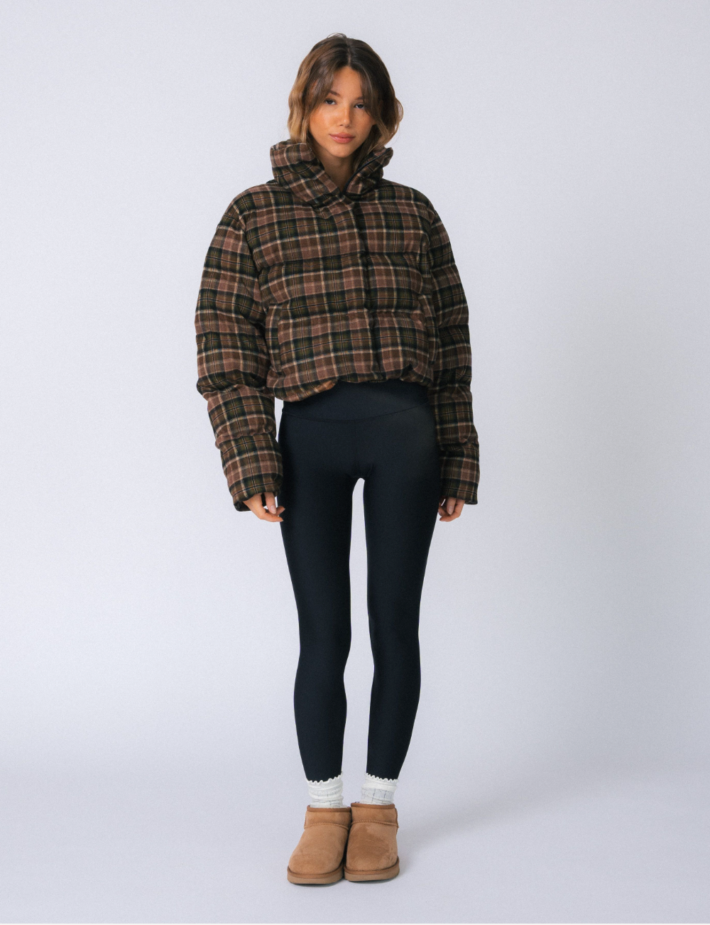 Cedar Plaid Puffer