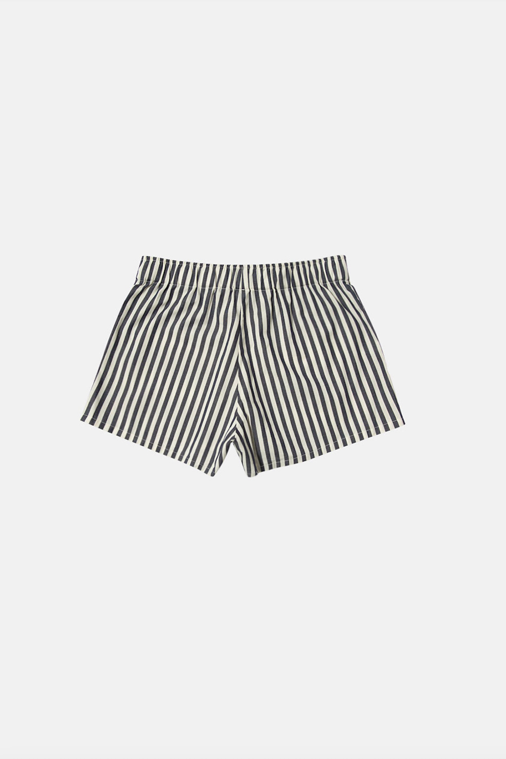 Single Fitted Boxer Shorts - Candy Stripe Navy