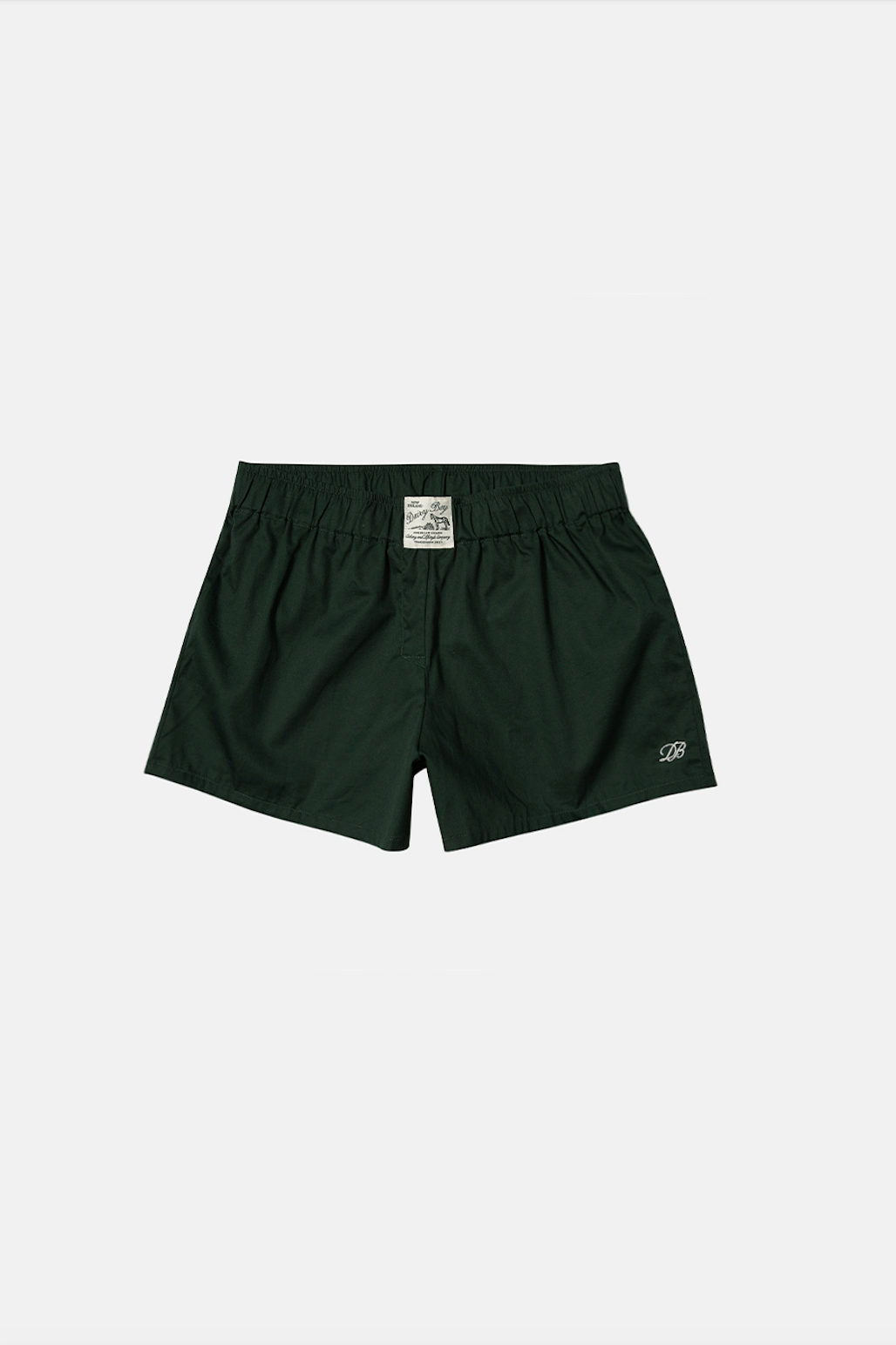 Single Fitted Boxer Shorts - Pine