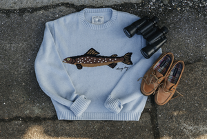 The Fisherman's Daughter Sweater - Bluepoint