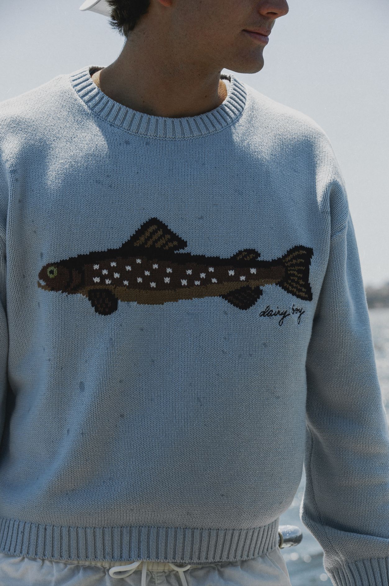 The Fisherman's Daughter Sweater - Bluepoint