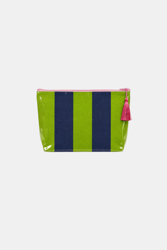 Shell & Sail Makeup Bag - Bluff Stripe