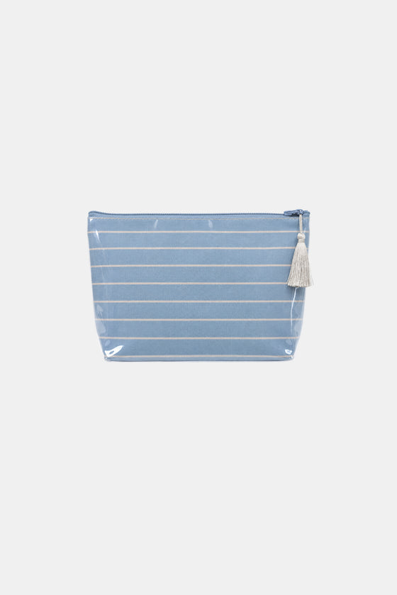 Shell & Sail Makeup Bag - Saltwater Stripe