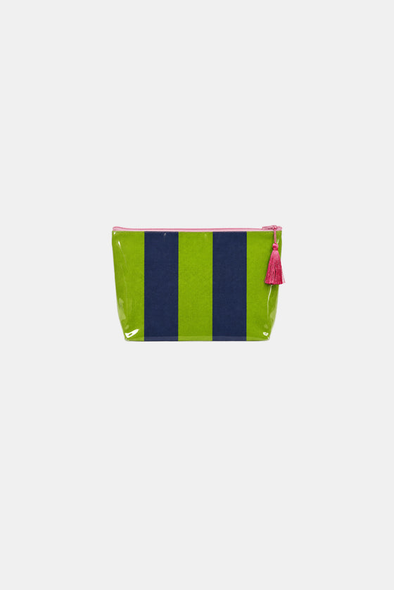 Shell & Sail Makeup Bag - Bluff Stripe
